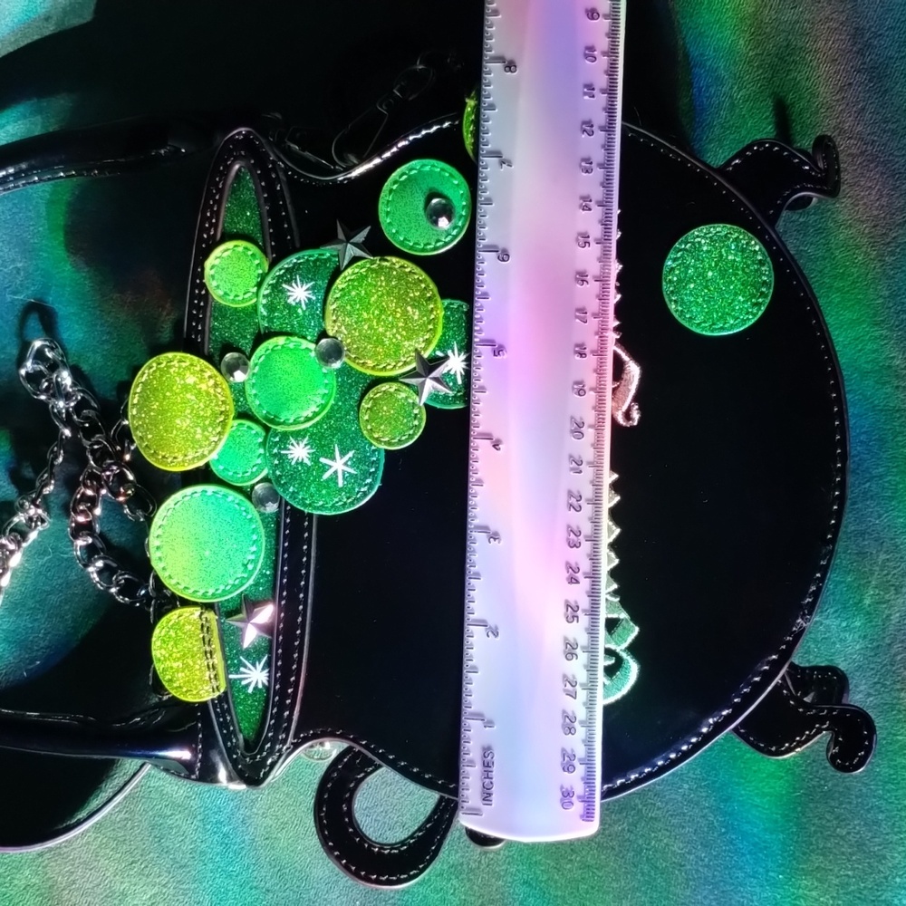 WITCH B!TCH DollsKill Cauldron Witch Witchy Purse Crossbody Bag - Picture 12 of 15